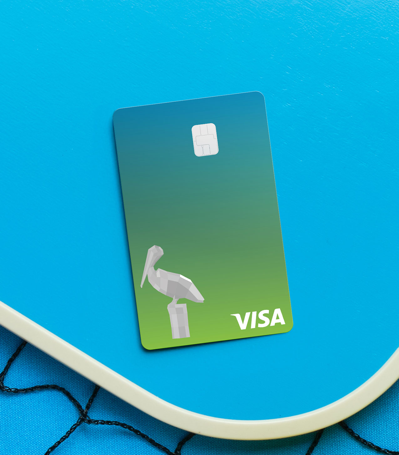 Student Visa Credit Card on a Paddleball Paddle